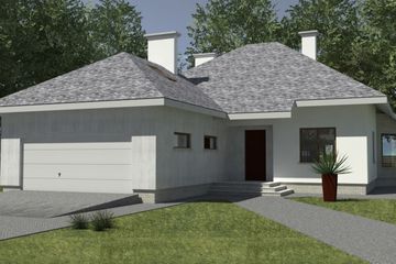  Projekt domu DJ 077 (WAM1042) - projekt domu parterowego z poddaszem - Zdjęcie 4