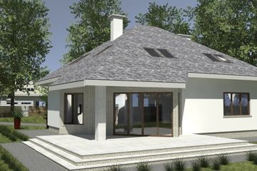  Projekt domu DJ 077 (WAM1042) - projekt domu parterowego z poddaszem - Zdjęcie 8