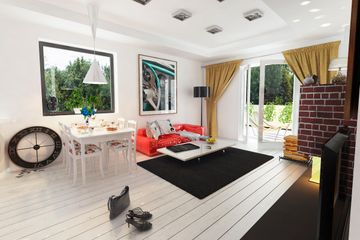  Projekt domu Alka z garażem 1-st. [A] (WRF1643) - projekt domu parterowego z poddaszem - Zdjęcie 5