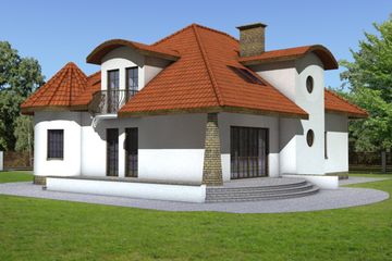  Projekt domu DJ 131 (WAM1054) - projekt domu parterowego z poddaszem - Zdjęcie 3