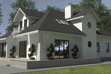  Projekt domu DJ 152A (WAM1060) - projekt domu parterowego z poddaszem - Zdjęcie 4