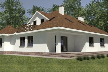  Projekt domu DJ 222 (WAM1069) - projekt domu parterowego z poddaszem - Zdjęcie 6