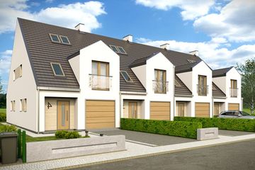  Projekt domu Hubert 2 zestaw 4 segmentów PL+SL+SL+LL (WRD2520) - projekt domu parterowego z poddaszem - Zdjęcie 1