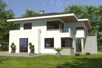  Projekt domu DN 006 (WAM1090) - projekt domu z pełnym piętrem - Zdjęcie 3