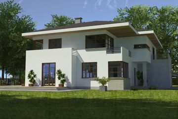  Projekt domu DN 006 (WAM1090) - projekt domu z pełnym piętrem - Zdjęcie 4