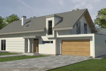  Projekt domu DN 009 (WAM1093) - projekt domu parterowego z poddaszem - Zdjęcie 3