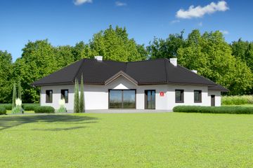  Projekt domu przy Parkowej 2 (KRK1423) - projekt domu parterowego - Zdjęcie 3