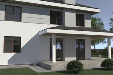 Projekt domu DN 052 - z pełnym piętrem dom o powierzchni 163,55 m², dach kopertowy - ujęcie 9