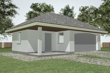  Projekt garażu G 3.2 (WAM1079) - projekt garażu parterowego - Zdjęcie 4