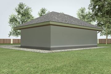  Projekt garażu G 3.2 (WAM1079) - projekt garażu parterowego - Zdjęcie 5