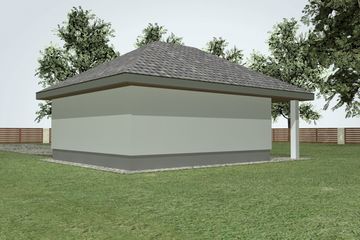  Projekt garażu G 3.1 (WAM1075) - projekt garażu parterowego - Zdjęcie 5