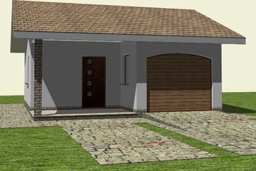  Projekt garażu G 3.12a (WAM1190) - projekt garażu parterowego - Zdjęcie 4