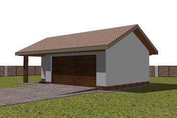  Projekt garażu G7 (WAM1168) - projekt garażu parterowego - Zdjęcie 5