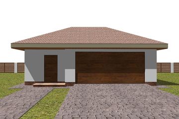  Projekt garażu G15 (WAM1162) - projekt garażu parterowego - Zdjęcie 5