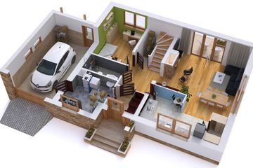  Projekt domu BW-49 wariant 5 (JGC1134) - projekt domu parterowego z poddaszem - Zdjęcie 3