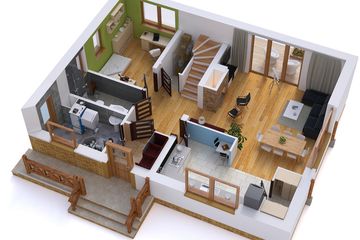  Projekt domu BW-49 war.6 z garażem lub bez (JGC1136) - projekt domu parterowego z poddaszem - Zdjęcie 3