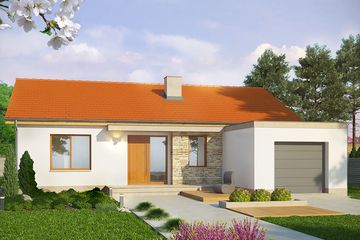  Projekt domu Dimaro 2 (WRN1328) - projekt domu parterowego - Zdjęcie 1