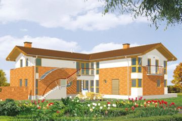  Projekt domu Magnat (KSA1035) - projekt domu z pełnym piętrem - Zdjęcie 4