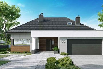  Projekt domu HomeKoncept 33 (KRX1038) - projekt domu parterowego z poddaszem - Zdjęcie 4