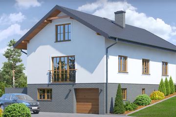  Projekt domu Chmielów m9 (KRP1937) - projekt domu parterowego - Zdjęcie 2