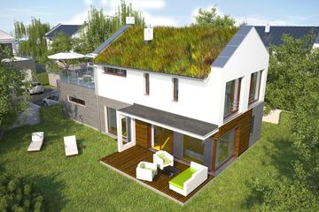  Projekt domu Belfast V DCP268d (WOB1498) - projekt domu z pełnym piętrem - Zdjęcie 4