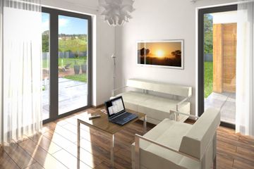  Projekt domu Eco 3 z garażem 1-st. [A] (WRF1457) - projekt domu parterowego z poddaszem - Zdjęcie 9