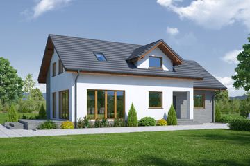  Projekt domu Osiek 313 (KRP1951) - projekt domu parterowego z poddaszem - Zdjęcie 1
