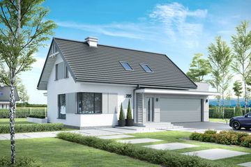  Projekt domu Trypolis 4 (SLN2409) - projekt domu parterowego z poddaszem - Zdjęcie 5