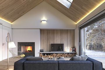  Projekt domu Ekonomiczny 4 (WAW1076) - projekt domu parterowego - Zdjęcie 5