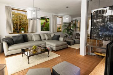  Projekt domu Tomaszek z garażem 1-st. [A] (WRF1005) - projekt domu parterowego - Zdjęcie 3