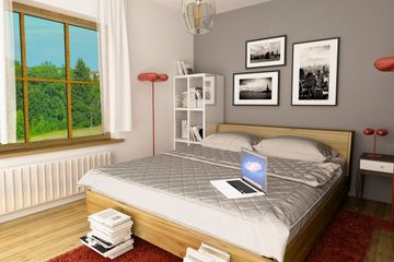  Projekt domu Tomaszek z garażem 1-st. [A] (WRF1005) - projekt domu parterowego - Zdjęcie 9