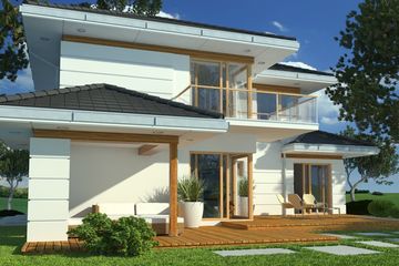  Projekt domu Carmen Magdalena wersja A z piwnicą paliwo stałe (WRD2526) - projekt domu z pełnym piętrem - Zdjęcie 3