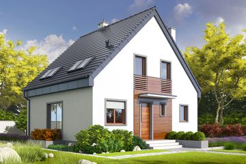  Projekt domu Adriana IV (WRC2643) - projekt domu parterowego z poddaszem - Zdjęcie 2