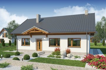  Projekt domu Enzo 3 (WRW1273) - projekt domu parterowego - Zdjęcie 1