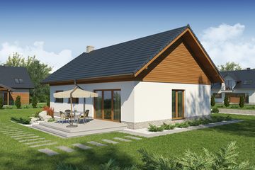  Projekt domu Enzo 3 (WRW1273) - projekt domu parterowego - Zdjęcie 2