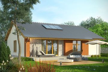  Projekt domu Awans (WRN1342) - projekt domu parterowego - Zdjęcie 2