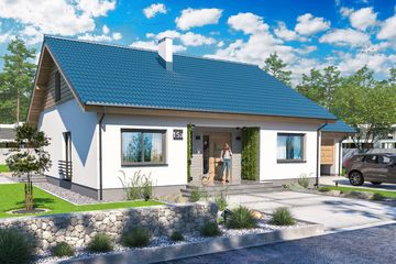  Projekt domu Tanis 2 (WOE1095) - projekt domu parterowego - Zdjęcie 1