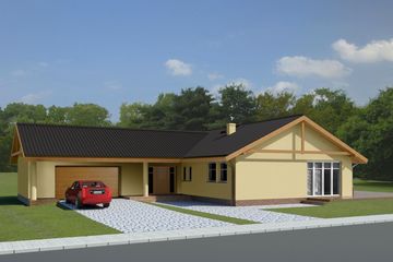  Projekt domu 036 Signum (GDB1018) - projekt domu parterowego - Zdjęcie 5