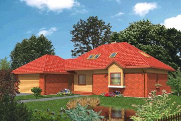  Projekt domu WM08 Czajka (GDB1082) - projekt domu parterowego z poddaszem - Zdjęcie 3