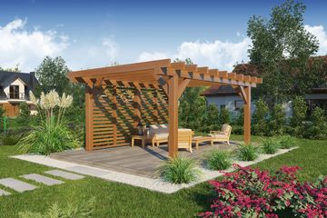  Projekt altany Pergola (WRW1274) - projekt altany parterowego - Zdjęcie 2