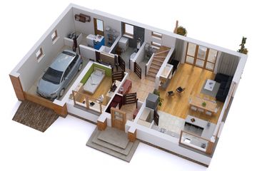  Projekt domu BW-03 wariant 3 (JGC1140) - projekt domu parterowego z poddaszem - Zdjęcie 3