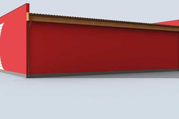  Projekt budynku gospodarczego G242 budynek gospodarczy (SLN2027) - projekt budynku parterowego - Zdjęcie 3