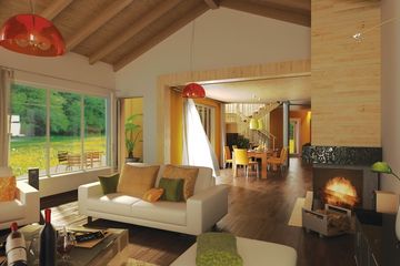  Projekt domu Bursztyn B 2-garaże (WRD1206) - projekt domu parterowego z poddaszem - Zdjęcie 4