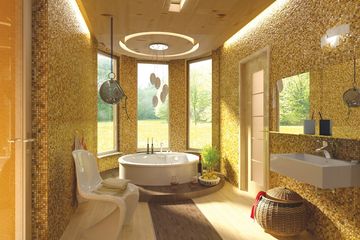  Projekt domu Bursztyn B 2-garaże (WRD1206) - projekt domu parterowego z poddaszem - Zdjęcie 9