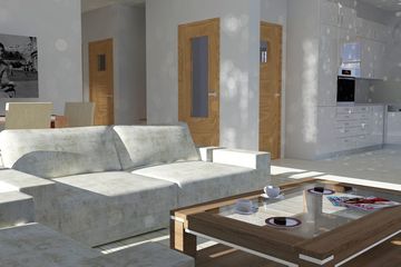  Projekt domu Anita Dworek wersja B z podwójnym gar. paliwo stałe (WRD2251) - projekt domu parterowego z poddaszem - Zdjęcie 3