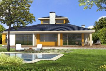  Projekt domu Aloes B 2-garaże (WRD1508) - projekt domu parterowego - Zdjęcie 3