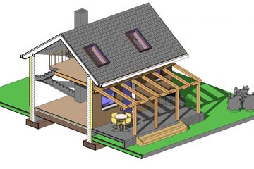  Projekt domu Venezia - M (OLB1066) - projekt domu parterowego - Zdjęcie 7