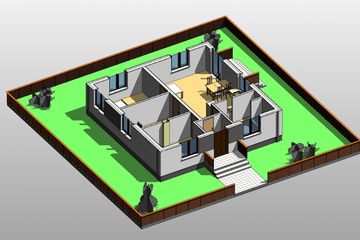  Projekt domu Quadro Mini (OLB1001) - projekt domu parterowego - Zdjęcie 4