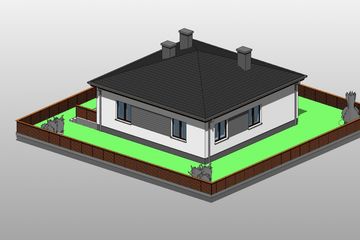  Projekt domu Quadro Mini (OLB1001) - projekt domu parterowego - Zdjęcie 3