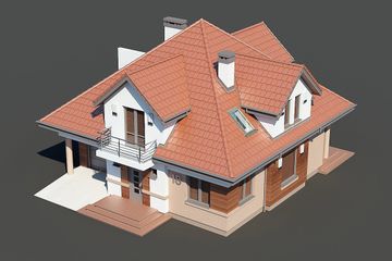  Projekt domu Faun N (BSB1117) - projekt domu parterowego z poddaszem - Zdjęcie 5